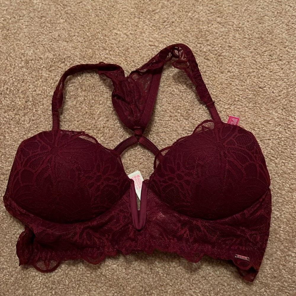 NWT PINK date push up bra